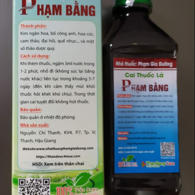 Cai thuôc lá Phạm Bằng