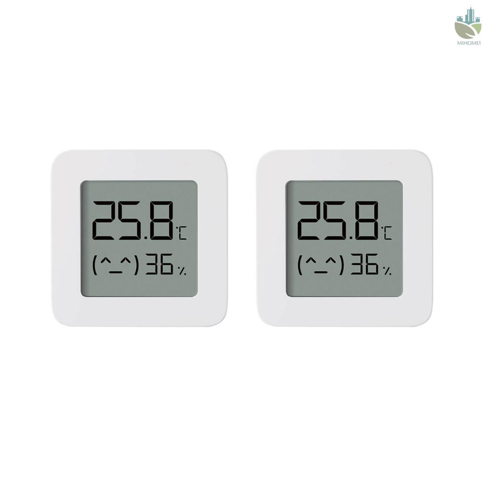 M 2pcs  BT Thermometer 2 Wireless Smart Electric Digital Hygrometer Humidity Sensor Work with Mijia APP