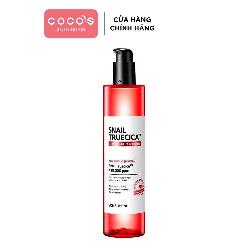 [Mã COSCOCOT3 -8% đơn 250K] [BILL CHÍNH HÃNG] Nước hoa hồng Snail Truecica Miracle Repair Toner Some By Mi