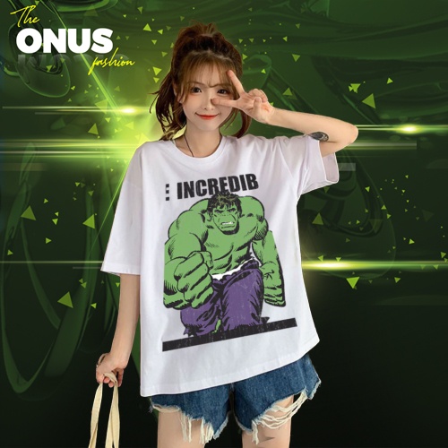 Áo Thun Nam Big Size Hình Hulk Be Incredible Adult.png ONUS Chất Liệu Đẹp Cho Người Lùn MAV202111196