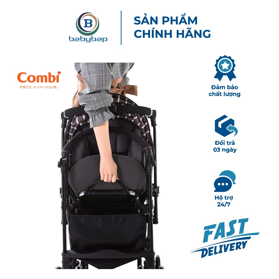 Xe Đẩy Combi Handy 4X Air 4 Bánh Quay Tự Động Nhẹ Lướt Cùng Công Nghệ Đệm Khí Bánh Xe