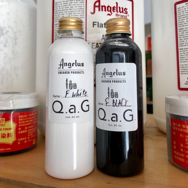 List màu và dung dịch custom giầy Q.a.G làm đồ da giá SỈ size 100ml