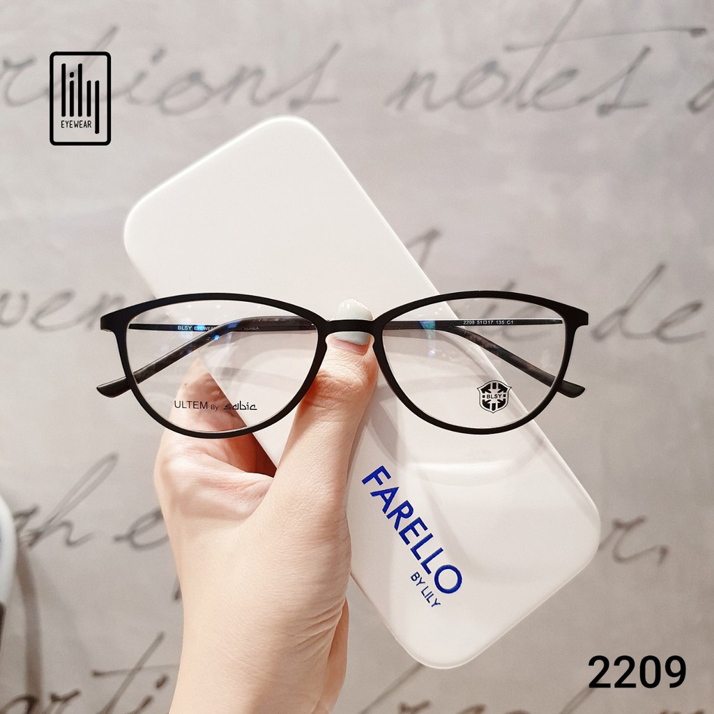 Gọng kính mắt mèo cao cấp Lilyeyewear thời trang chất liệu Ultem 2209 | BigBuy360 - bigbuy360.vn