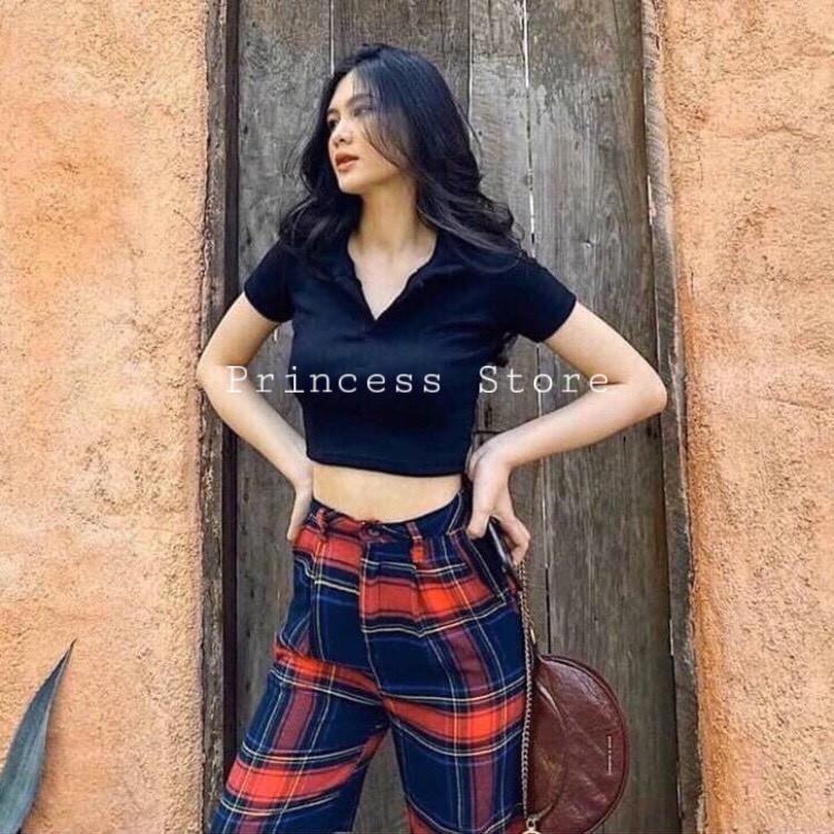 Áo Thun❤️FREESHIP❤️Croptop Polo Form Body