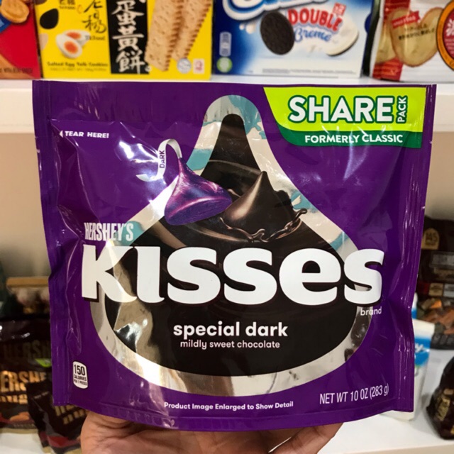 Túi Socola đắng Kisses Ú 283g date T8/24 Mỹ
