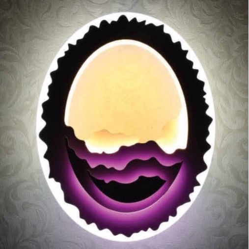 Vách Led Gắn Tường - Đèn Gắn Tường Phòng Ngủ Phong Cảnh NV 538- BẢO HÀNH 24 THÁNG