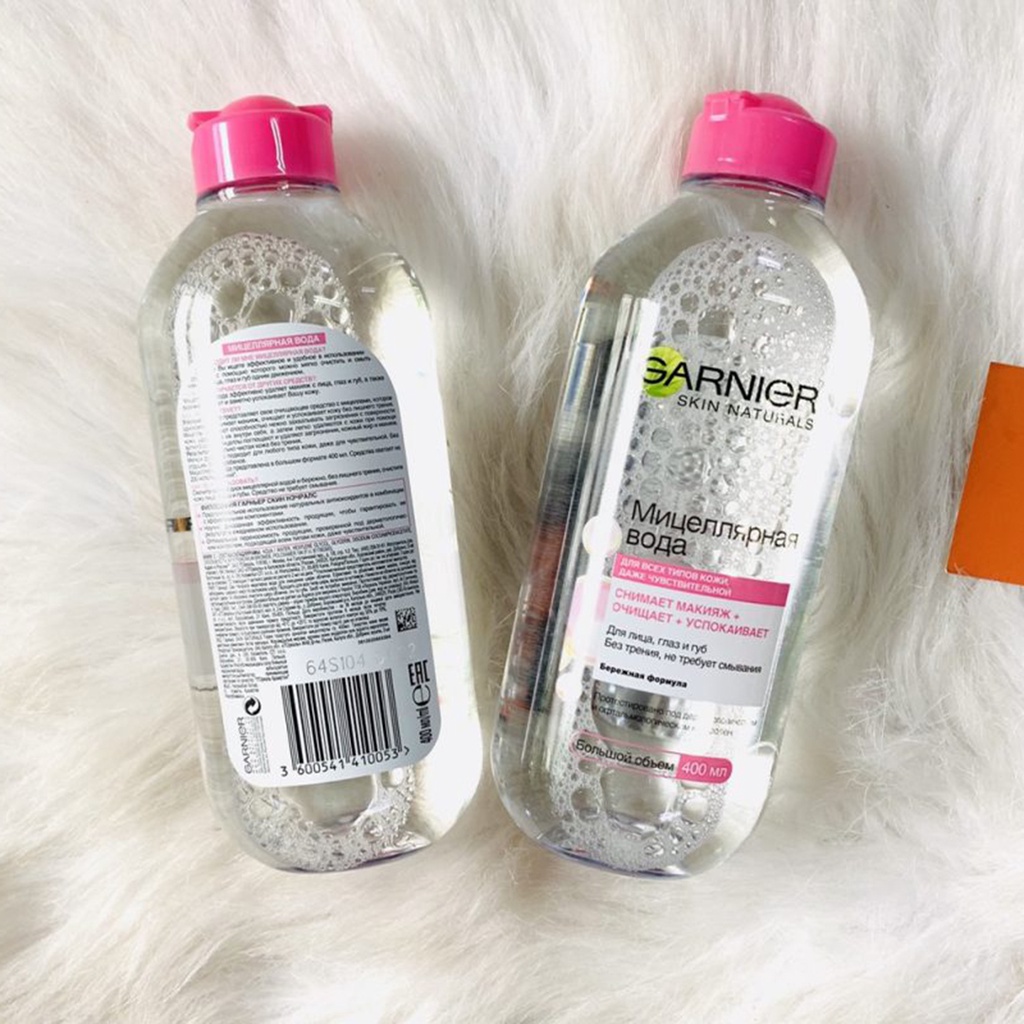 Nước Tẩy Trang Micellar Garnier 400ml - Bản Pháp/Nga