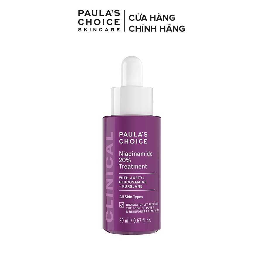 Bộ tinh chất sáng mịn và đều màu da Paula's Choice Clinical Niacinamide 20% 20ml và C15 Super Booster 20ml 8030.7770