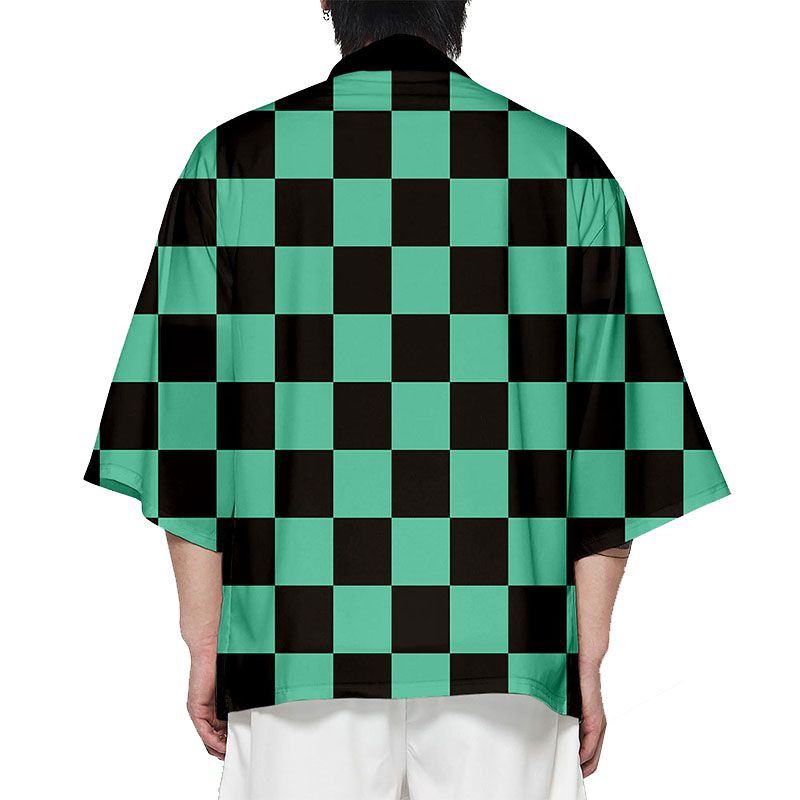 Áo khoác hóa trang Kimetsu no Yaiba Kamado Tanjirou anime Demon Slayer cho nam