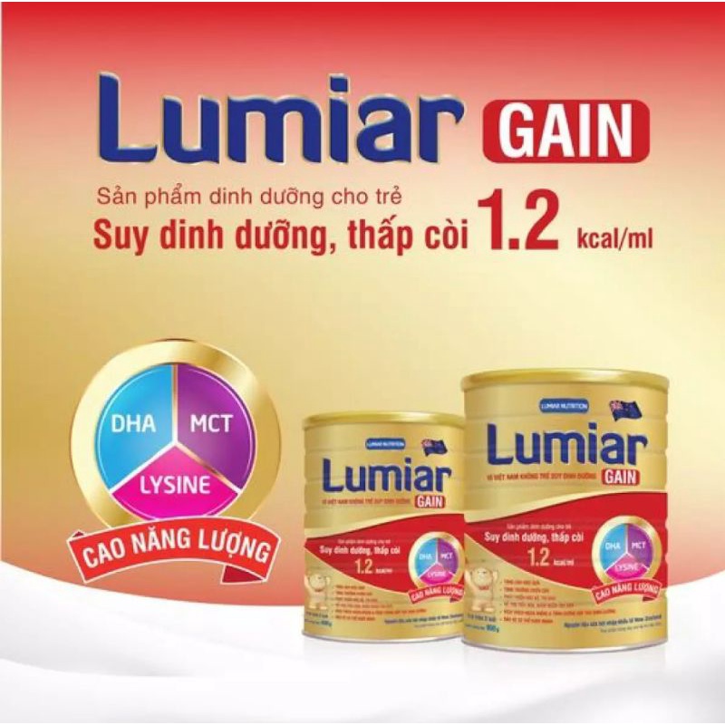 sữa bột lumiar gain 900g