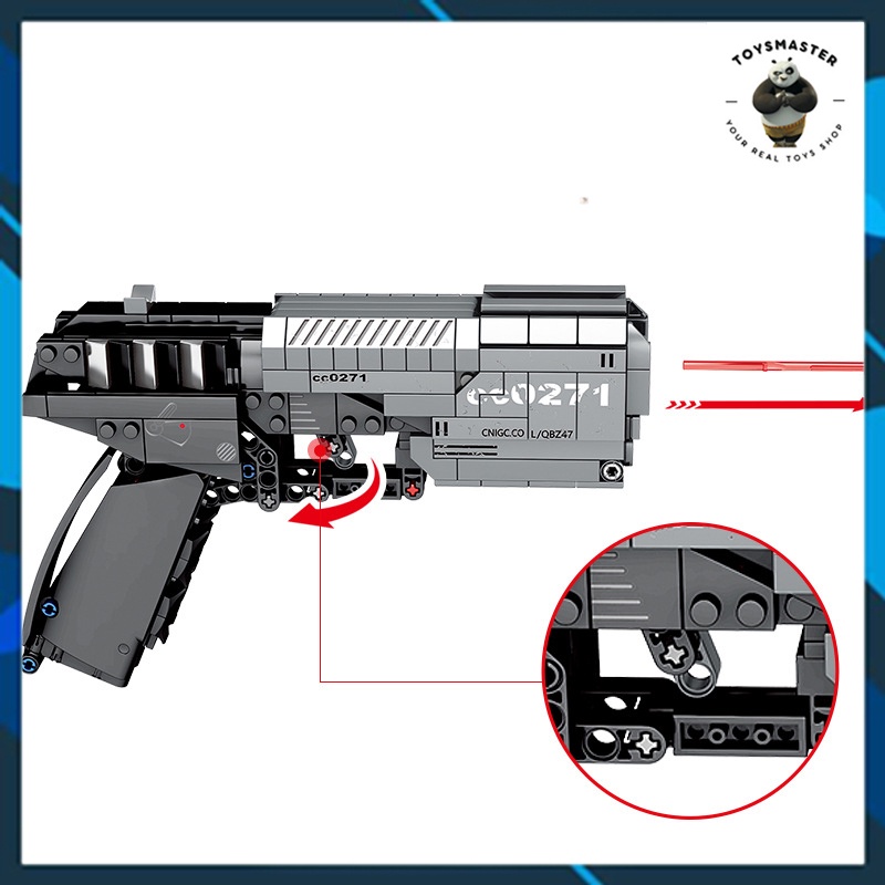 Đồ Chơi Lắp Ghép LEGO Mô Hình Súng Lục Pistol DESERTEAGLE Sembo Block CS:GO No.704301 Với 431 Chi Tiết