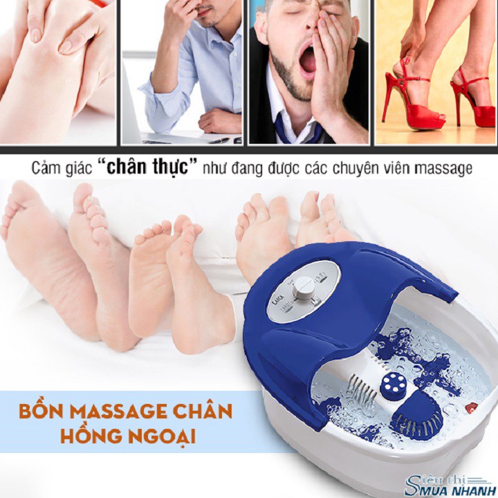 Bồn Ngâm Chân Massage Laica PC1301 ITALY