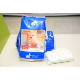 Tã bỉm cho thú cưng PETSOFT có mùi thơm
