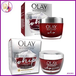 Kem dưỡng ẩm olay regenerist whip active moisturizing 48g ( màu đỏ)