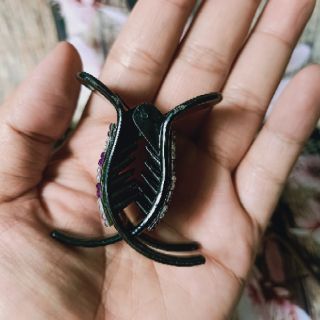 Bộ 2 kẹp quắp tóc đính hạt đá
