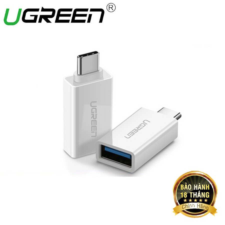 Đầu chuyển đổi USB Type C sang USB 3.0 Ugreen 30155 chính hãng - HapuStore