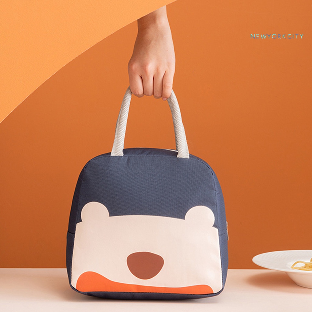 Túi Đựng Hộp Cơm Trưa NYC Lót Giấy Nhôm Dày Giữ Nhiệt Chống Thấm Nước