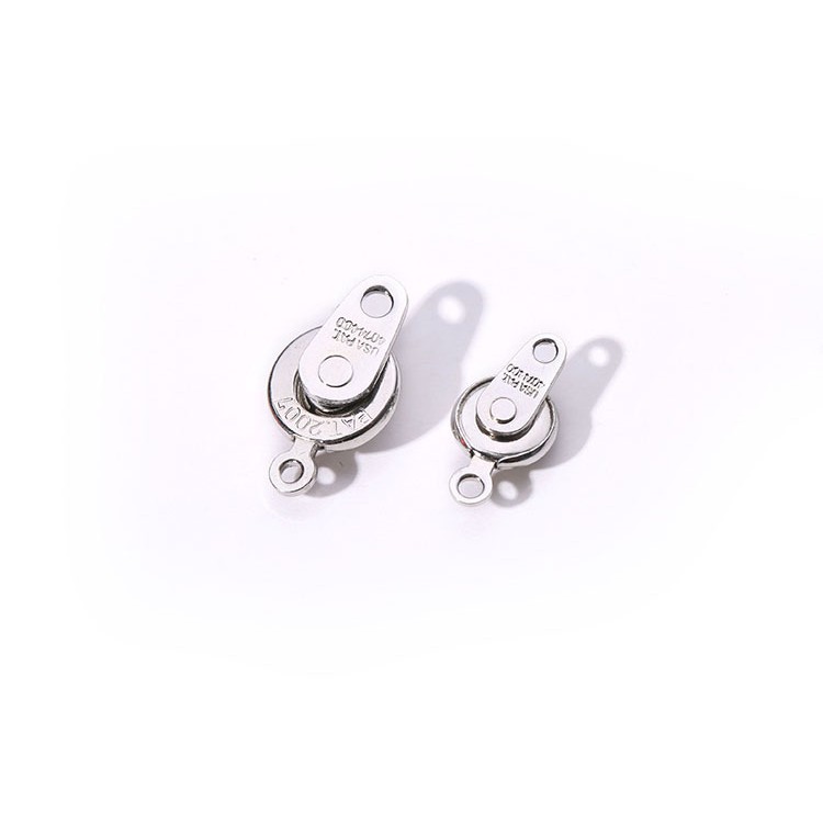 [K14T] Phụ kiện trang sức (DIY) - 5 Chốt khóa bấm tròn khóa xoay làm vòng cổ vòng tay