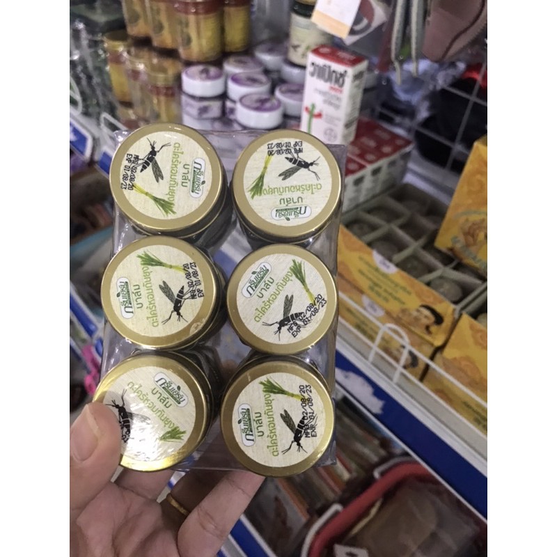 Cao Thoa Muỗi Đốt Green Herb Balm THÁI LAN chuyên thoa trị muỗi đốt, trị côn trùng cắn