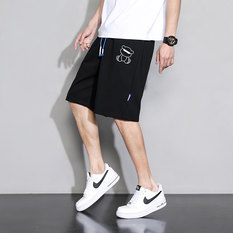 Quần Short Thể Thao Dáng Rộng Thiết Kế Đơn Giản Thời Trang Cho Nam