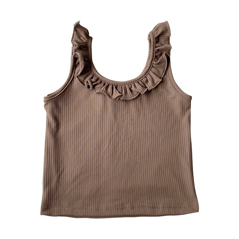 Áo ba lỗ trẻ em - Áo thun co dãn cho bé gái Từ 7kg đến 28kg THAOBE KIDS