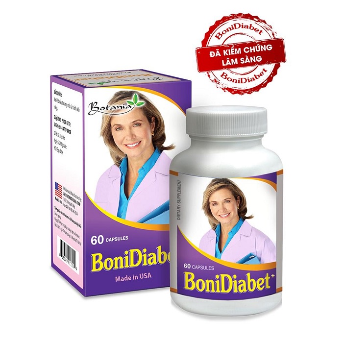 BoniDiabet Giúp hỗ trợ bệnh tiểu đường, ngăn ngừa biến chứng.(30 viên)