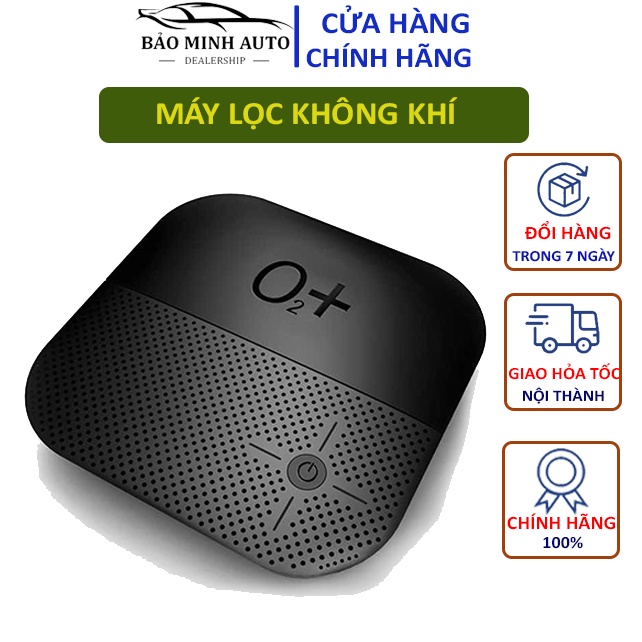 Máy Lọc Không Khí Ô Tô - Máy Khử Mùi Ô Tô - Khử Mùi , Xông Tinh Dầu, Tạo Ion