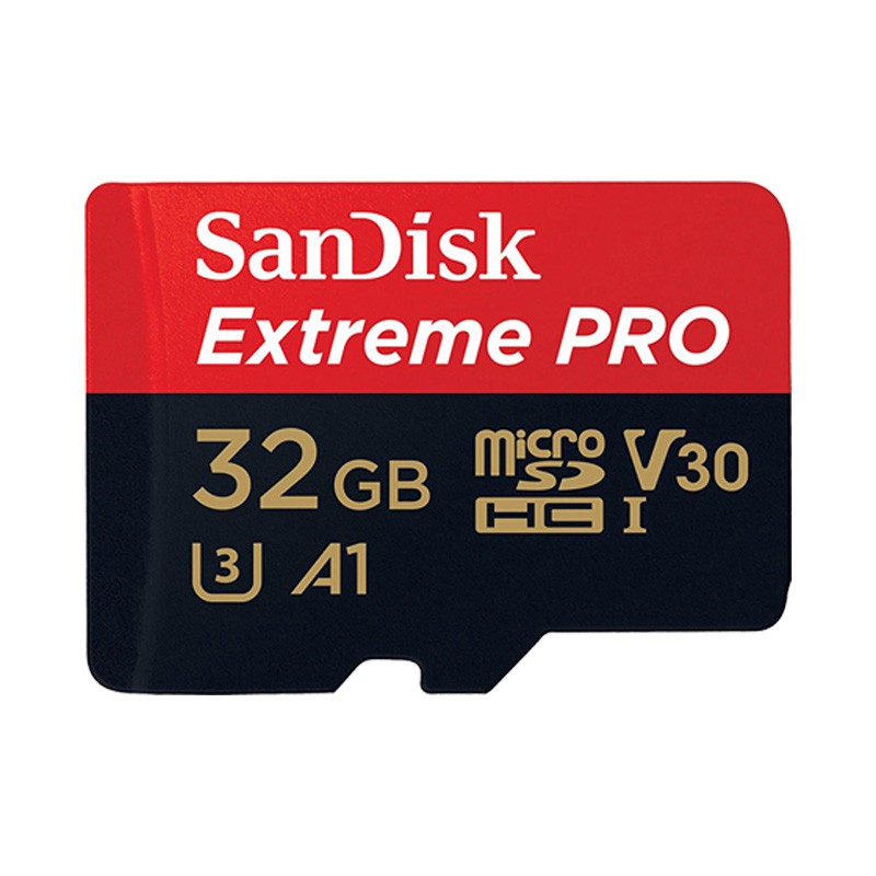 Thẻ nhớ MicroSDHC SanDisk Extreme Pro V30 U3 4K A1 32GB 100MB/s (Đen)