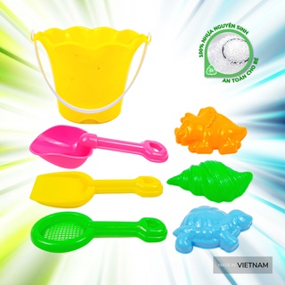 Đồ chơi xúc cát xô đi biển HT674