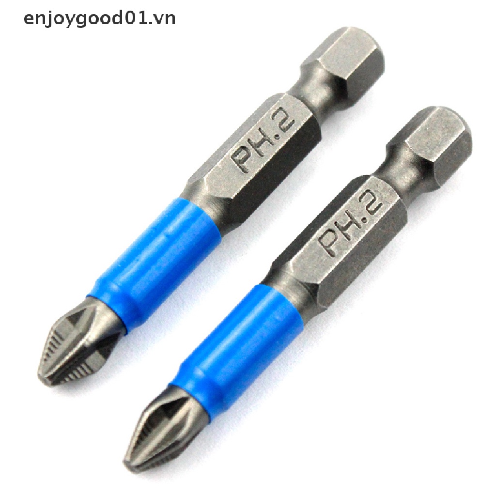 Đầu tua vít điện từ tính chống trượt PH2 1 / 4 " Phillips/chữ thập