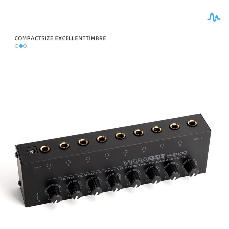 Bộ Khuếch Đại Âm Thanh Stereo HA800 8 Kênh Siêu Hiệu Quả