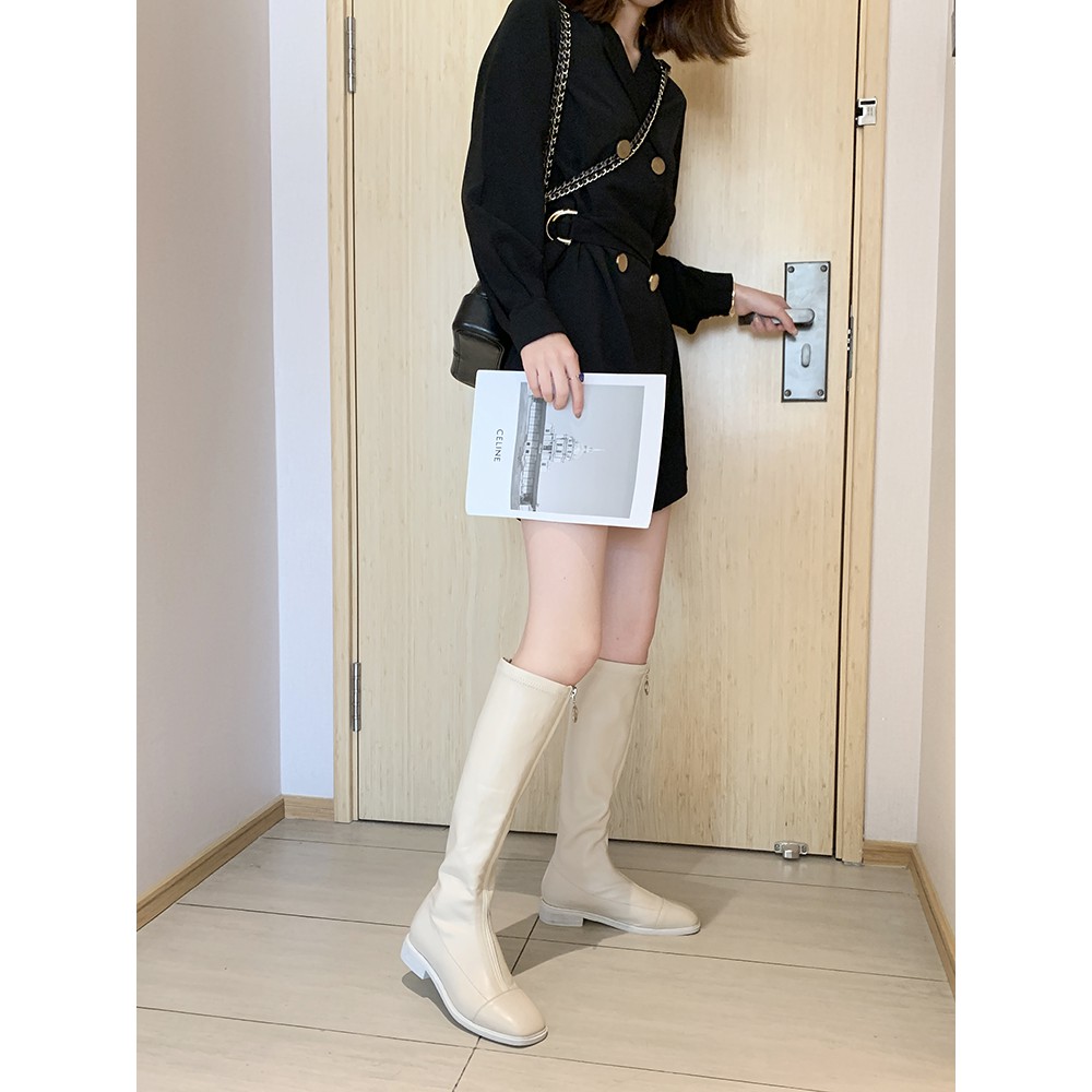 Boot Nữ Da Cao Cổ Khóa Trước Cá Tính - MPS162 [HÀNG ORDER] | BigBuy360 - bigbuy360.vn