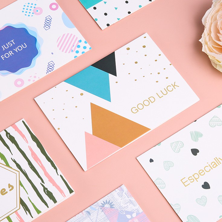 6 Thiệp Chúc Mừng Thiết Kế Đơn Giản Đáng Yêu Phong Cách Hàn Quốc