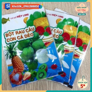 Bột thạch rau câu con cá dẻo