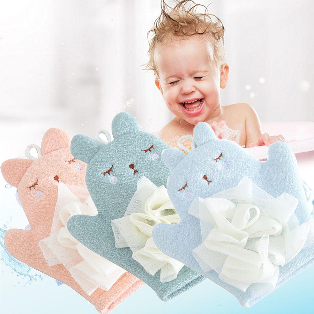 IVORY Găng tay đi tắm Mềm Mại Họa Tiết Hoạt Hình Xinh Xắn Dành Cho Bé