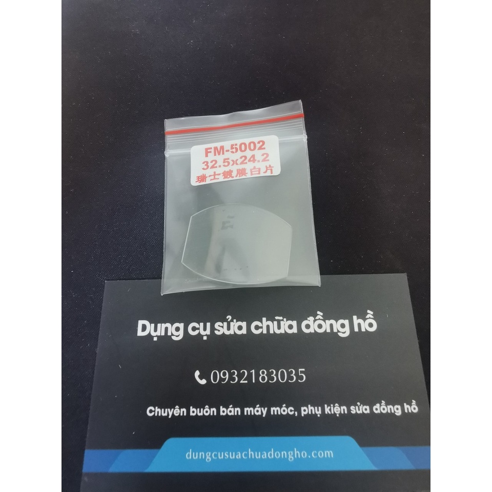 Mặt kính cong bầu dục đồng hồ Franck muller