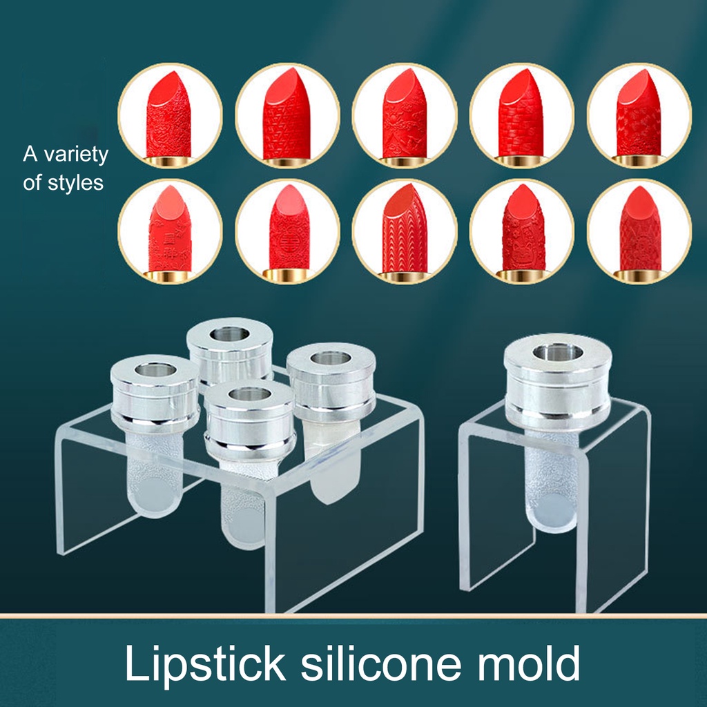 Atl| Khuôn Làm Son Môi DIY Không Dính Gọn Nhẹ Sáng Tạo