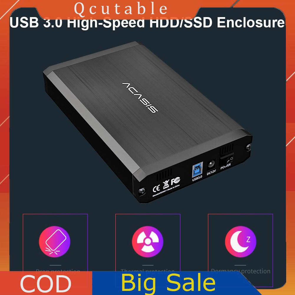 Vỏ Ổ Cứng Ngoài Usb 3.0 Hdd 2.5 / 3.5 Inch Bằng Hợp Kim Nhôm