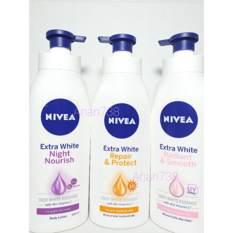 400ml Sữa dưỡng thể trắng da nivea ban đêm | BigBuy360 - bigbuy360.vn