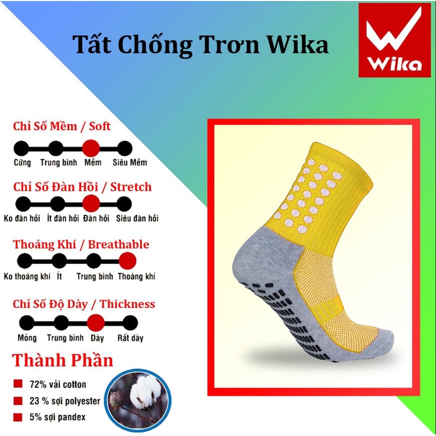 Tất Vớ Bóng Đá, Đá Banh Chống Trơn Chống Trượt Dày Dặn Co Giãn Đủ Màu