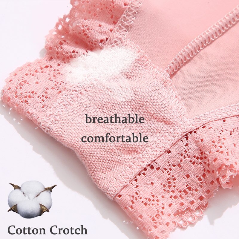 Cute Byte Quần Lót Ren Không Đường May Lưng Cao Dễ Thương Cho Nữ
