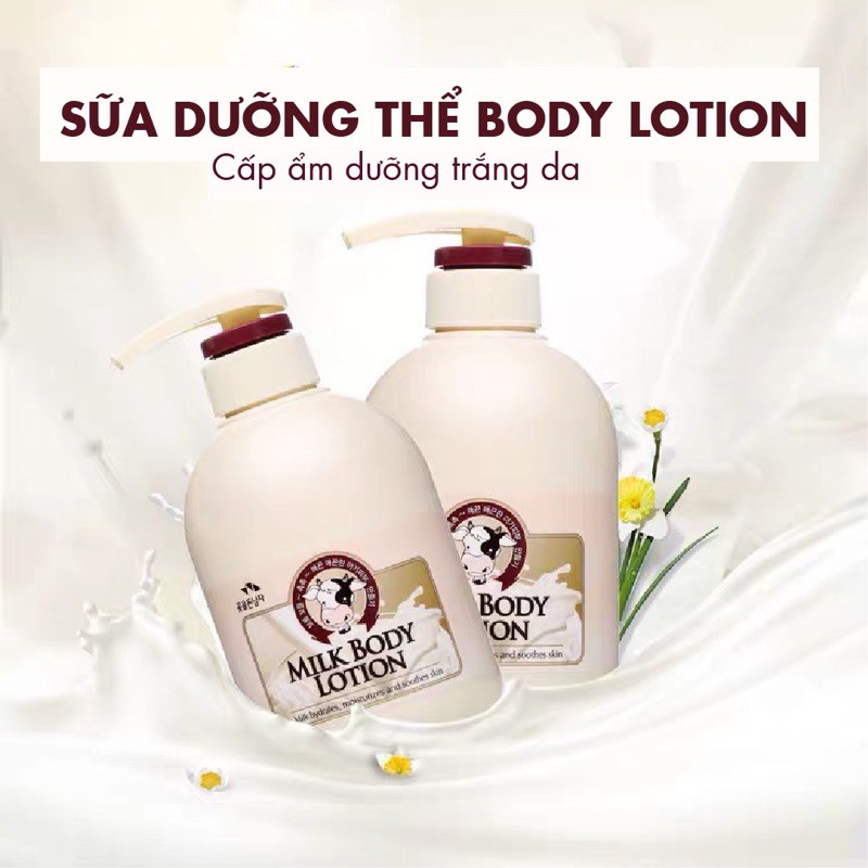 Sữa dưỡng thể Milk body lotion cấp ẩm dưỡng trắng