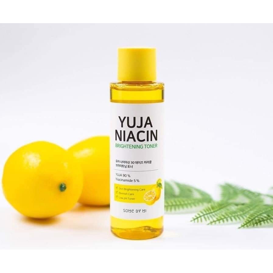 Nước hoa hồng dưỡng trắng giảm thâm Some by mi YUJA NIACIN Toner