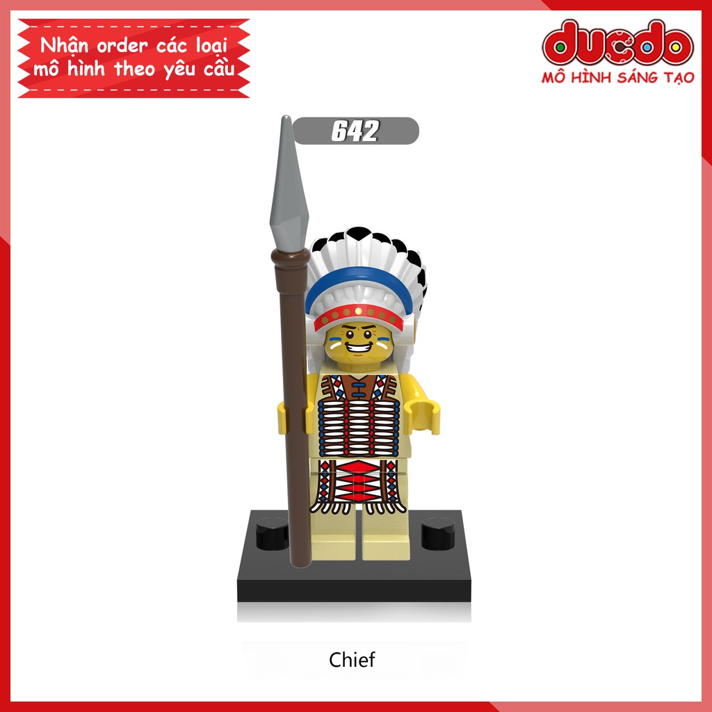 Minifigures các nhân vật thần binh, thổ dân, chiến thần siêu đẹp - Đồ Chơi Lắp Ghép Xếp Hình Mini Mô hình XINH 0163