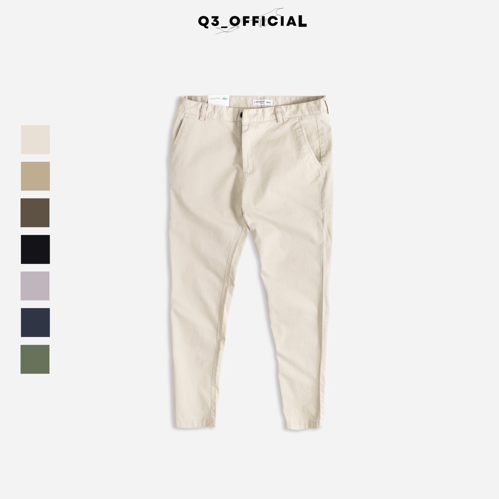 Quần dài nam kaki form slim fit cao cấp, kiểu Hàn Quốc