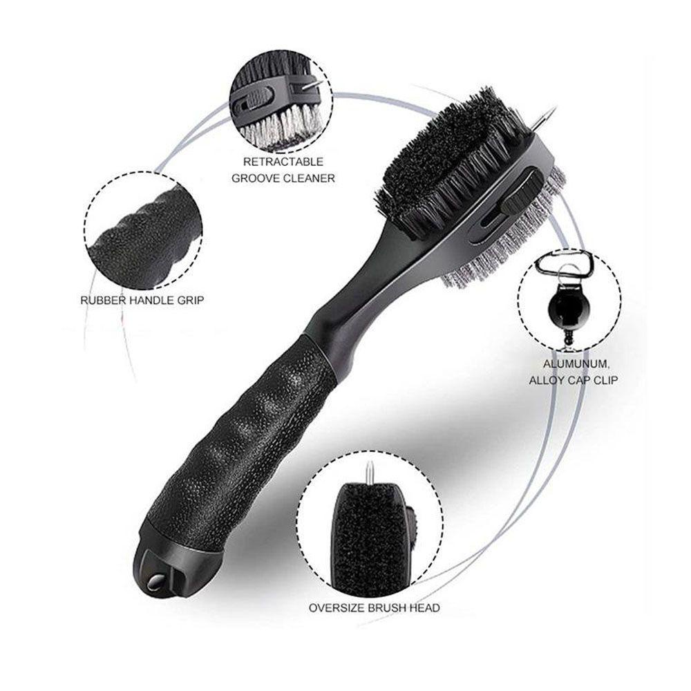 Bàn Chải Làm Sạch Gậy Đánh Golf 2 Mặt Thu Gọn Được TAYLOR1