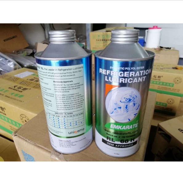 Dầu gấu / nhớt lạnh POE Emkarate RL68H cho Block lạnh, điều hoà ô tô, máy công trình