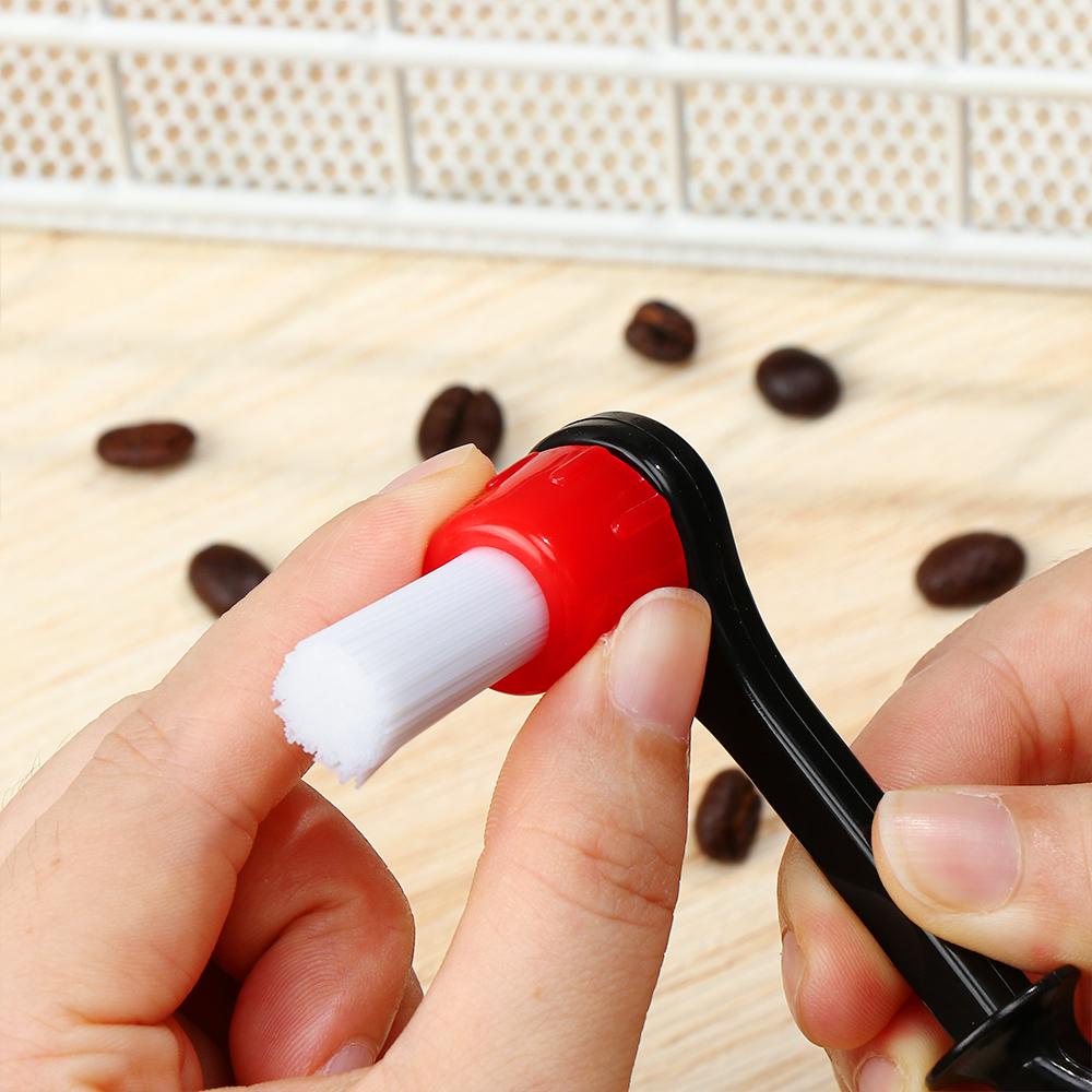 CONOPERY Cọ Vệ Sinh Máy Pha Cà Phê Kèm Muỗng Tiện Lợi