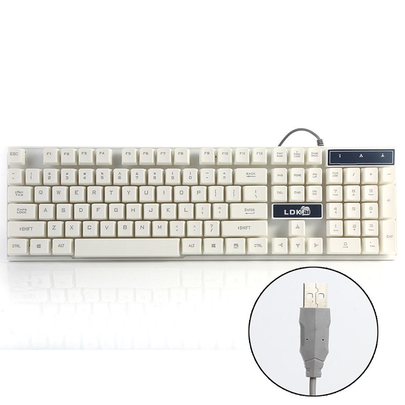 Bàn Phím Chơi Game Gắn Đèn Led Nhiều Màu Sáng Tạo