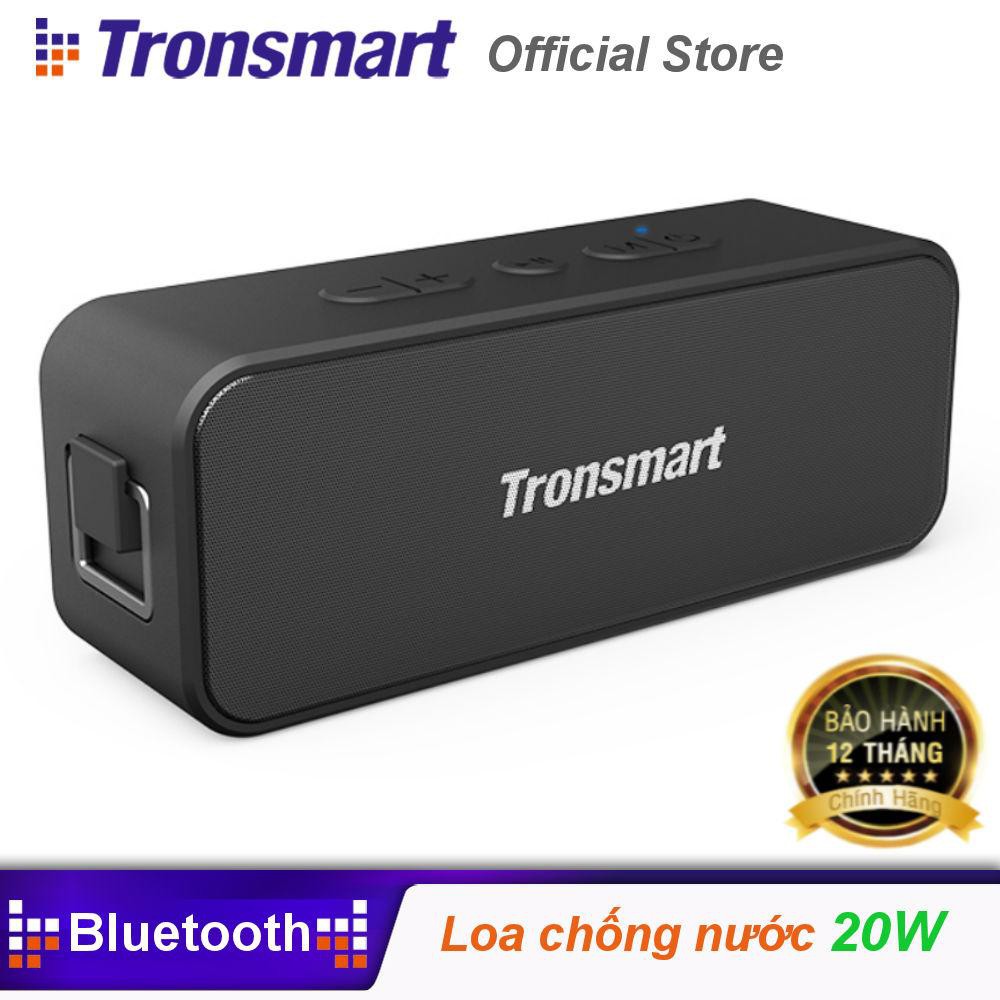 Loa Bluetooth 5.0 TRONSMART T2 Plus - Chống thấm nước IPX7 - Công suất 20W, chơi nhạc lên tới 24 giờ - Hàng chính hãng